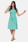 Sweetmoon Long T Shirt Nightdress - Green — thumbnail 1